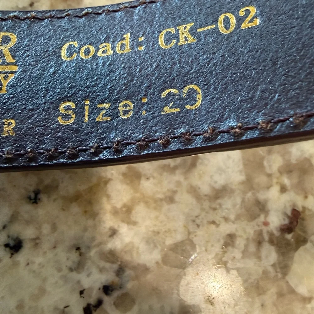 Ranger Belt Company Black Kids Belt